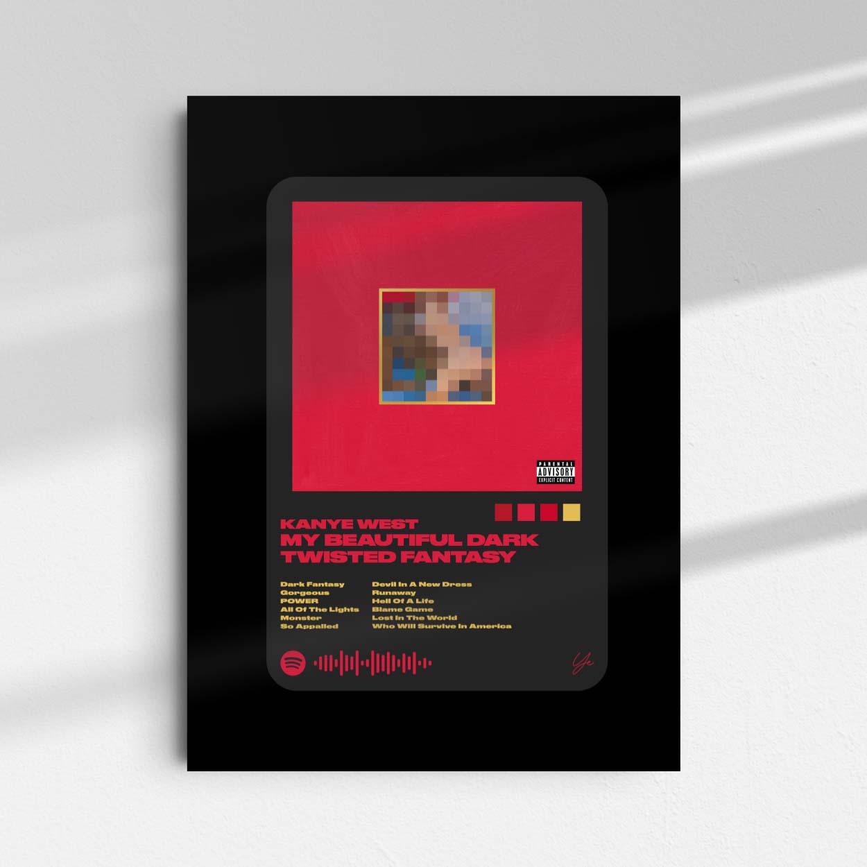 My Beautiful Dark Twisted Fantasy | Mediaplayer B