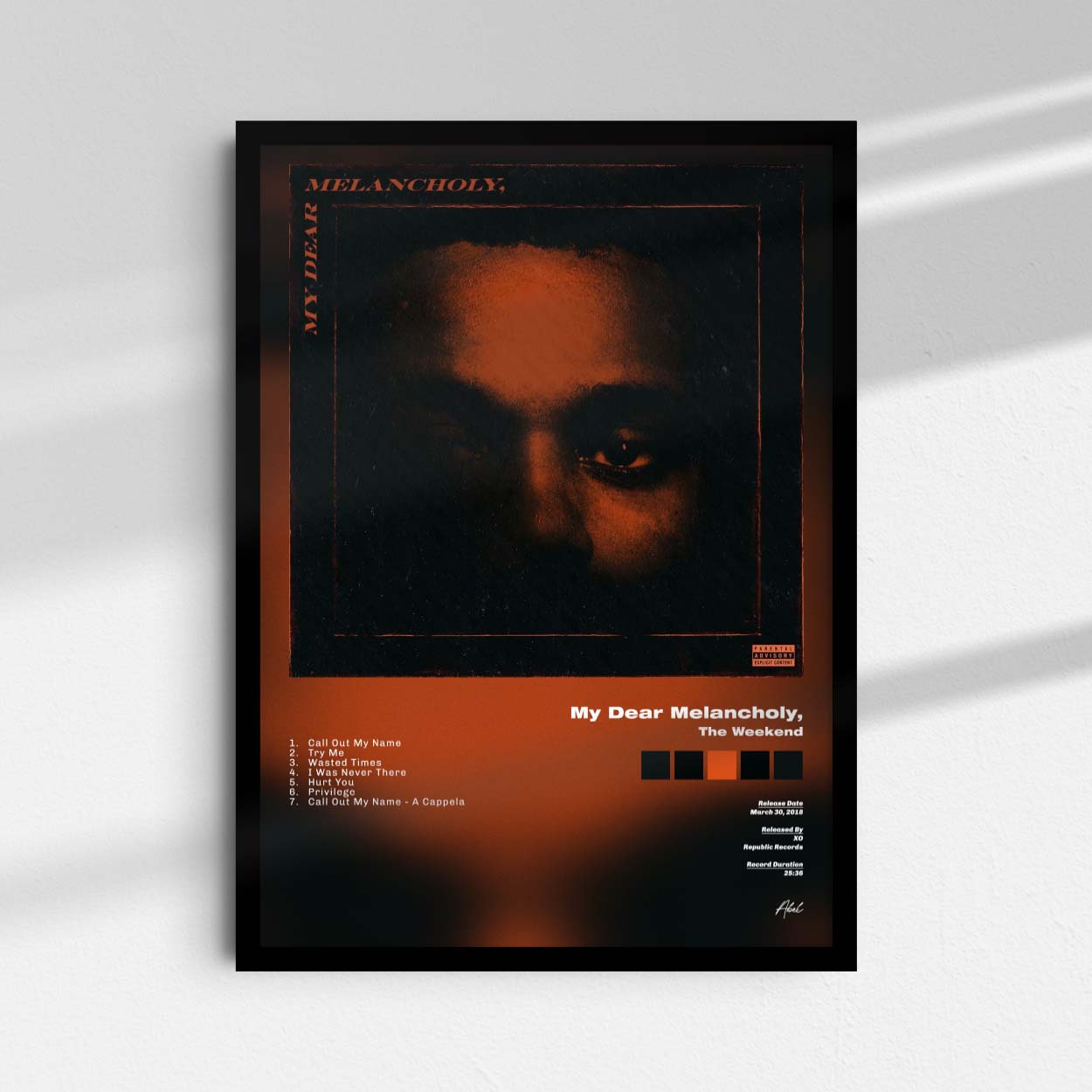 My Dear Melancholy,