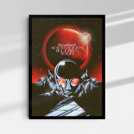 After Hours Till Dawn Tour Art Poster