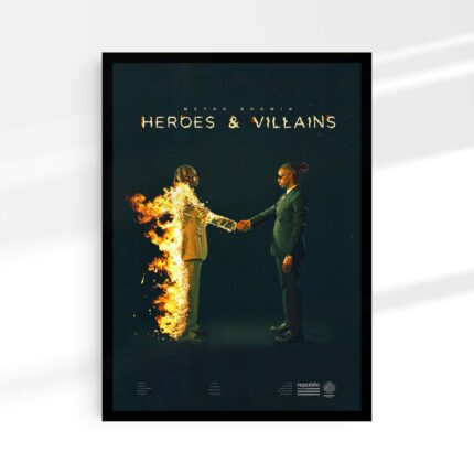 Heroes & Villains Art Poster
